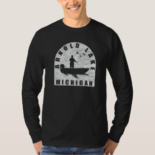T-shirt Pêche au lac Arnold Michigan