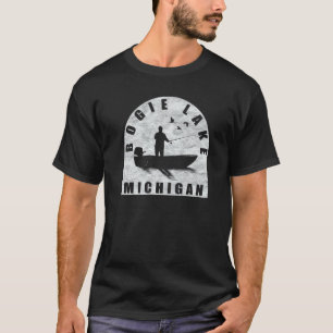 T-shirt Pêche au lac Bogie Michigan