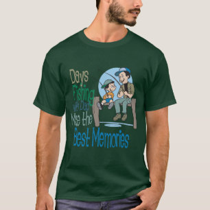 T-shirt Pêche avec chemise de Fête des pères papa