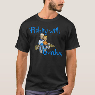 T-shirt Pêche avec la chemise de pêche de petit-fils