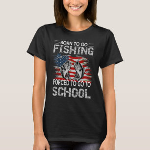 T-shirt Pêche Basse Poisson Pêcheur Enfants Nés Pour Aller