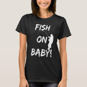T-shirt Pêche Bébé Drôle de matériel de pêche lors de l