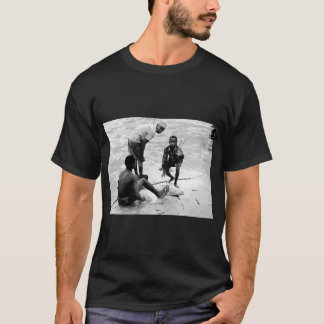 T-shirt Pêche Camo Hommes Garçons Drapeau Américain Pêche