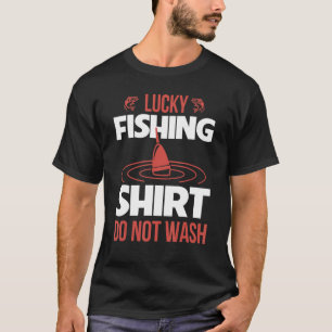 T-shirt Pêche Chanceuse Ne Pas Laver Pêcheur