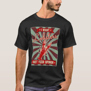 T-shirt Pêche de fruits de mer crustacés crevettes homard