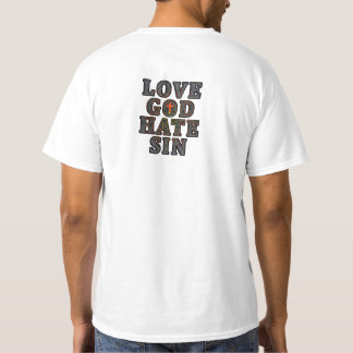 T-shirt Péché de haine de Dieu d'amour