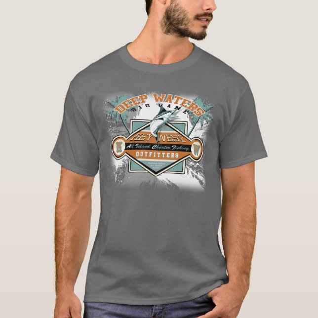 T-SHIRT PÊCHE DE KEY WEST (Devant)