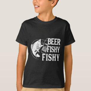 T-shirt Pêche de la bière pêche amusante