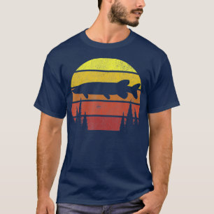 T-shirt Pêche de pointe du brochet rétro pêcheur