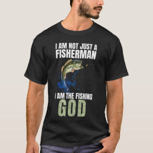 T-shirt Pêche drôle je ne suis pas simplement un pêcheu