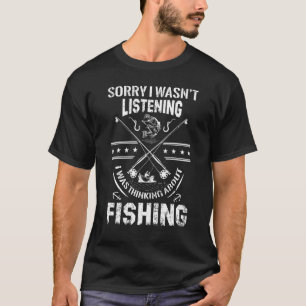 T-shirt Pêche drôle pour hommes femmes truite bass pêcheur