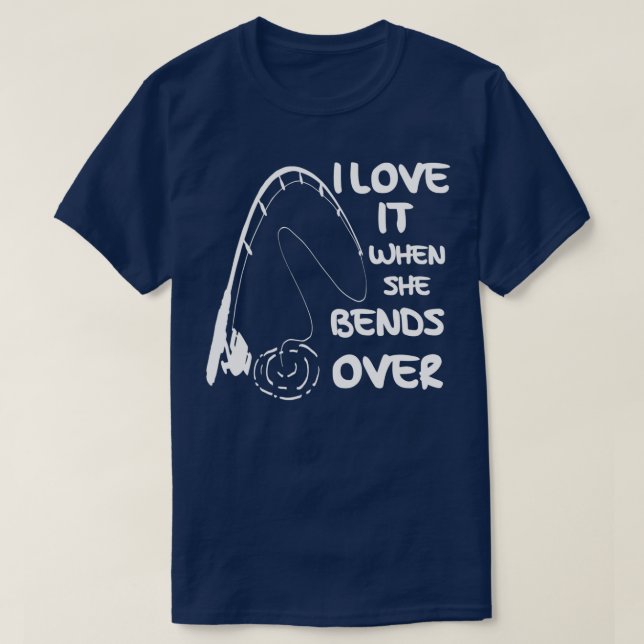 T-shirt Pêche Drôle Pour Les Hommes (Design devant)