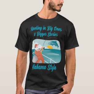 T-shirt Pêche en Alabama Humoristique 