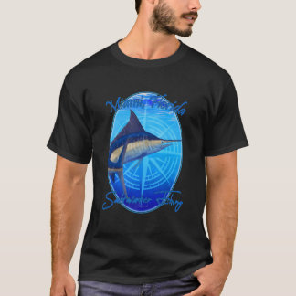T-shirt Pêche en eau salée Miami Floride poissons au large