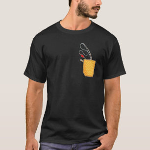 T-shirt Pêche en lac Passion Pêcheurs Pêcheur Poche Poisso