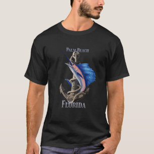 T-shirt Pêche en mer à Palm Beach Floride espadon marlin
