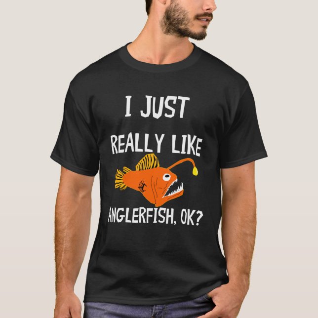 T-shirt Pêche en mer profonde poisson mer diable poisson p (Devant)