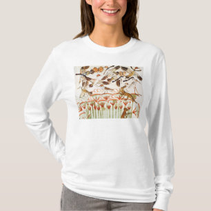 T-shirt Pêche et chasse aux oiseaux dans les marais