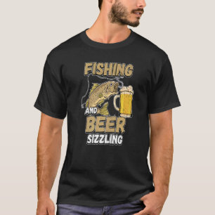 T-shirt Pêche Et Pêche À La Petite Bière Pêcheur Dit F