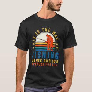T-shirt Pêche Fils Père Pêche Amis Fils Papa Pêche