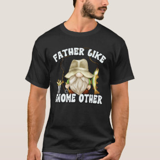 T-shirt Pêche  Grand-père Gnome Graphique pour Papa de pêc