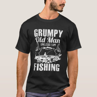 T-shirt Pêche Grumpy Vieux Pêche Drôle Idée Cadeau Pour