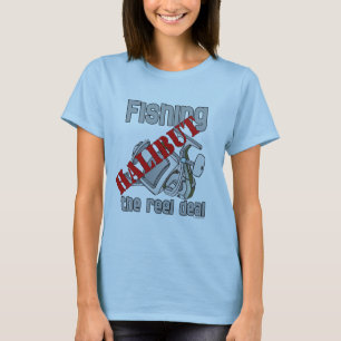 T-shirt Pêche Halibut Le Reel Deal Pêche
