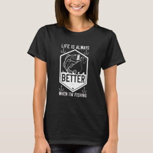 T-shirt Pêche : La Pêche Vous Rend Heureux