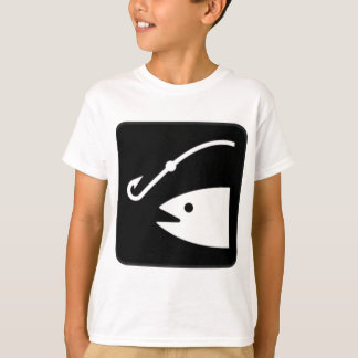 T-shirt pêche obtenir une bouchée