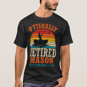 T-shirt Pêche O'fishally Maçon retraité
