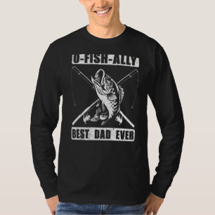 T-shirt Pêche papa pêcheur meilleur papa jamais poisson ho