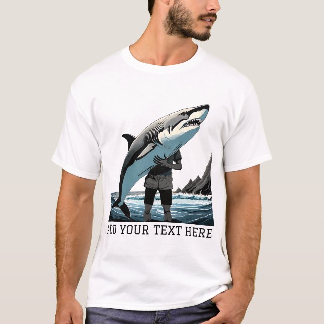 T-shirt pêche personnalisé (Devant)