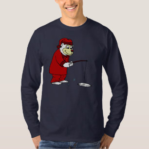 T-shirt Pêche polaire de glace dans des pyjamas