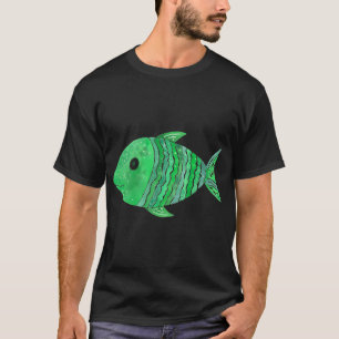 T-shirt Pêche pour les amateurs de pêche à la mouche bass 