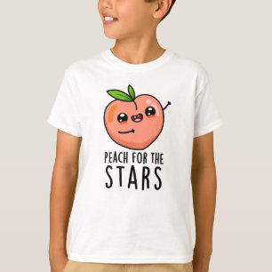 T-shirt Pêche Pour Les Étoiles Drôle Fruit Pun