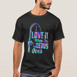 T-shirt Pêche Présents Pour Les Hommes Je L'Aime Quand Ell