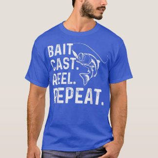 T-shirt Pêche répétée de moulage de l'appât