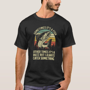 T-shirt Pêche Salmol Parfois Attraper une Ruée Humour Adul