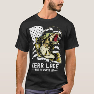 T-shirt Pêche sportive au bar pêcheur sportif lac Kerr Nor
