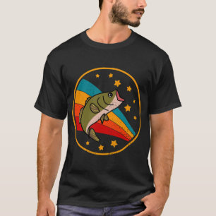 T-shirt Pêche sportive et pêche à la ligne rétro pour l'ac