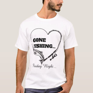T-shirt Pêche terminée   Citation Drôle Dating Homme's