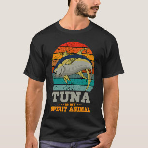 T-shirt Pêche Thon Rétro Vintage Pêcheur Pêcheur Esprit