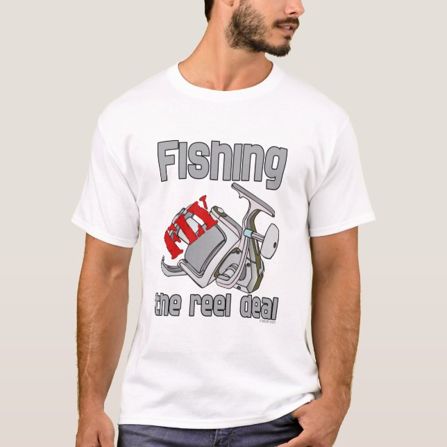 T-shirt Pêcher à la mouche L'affaire Reel (Devant)