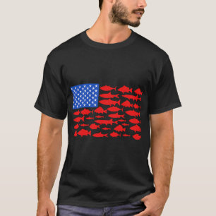 T-shirt Pêcher avec canne à pêche