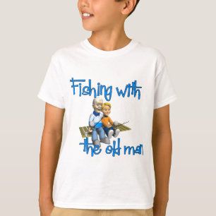 T-shirt Pêcher avec le vieil homme