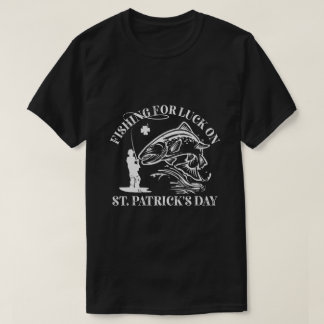 T-shirt Pêcher pour la chance sur St. Patrick's Day Trout 