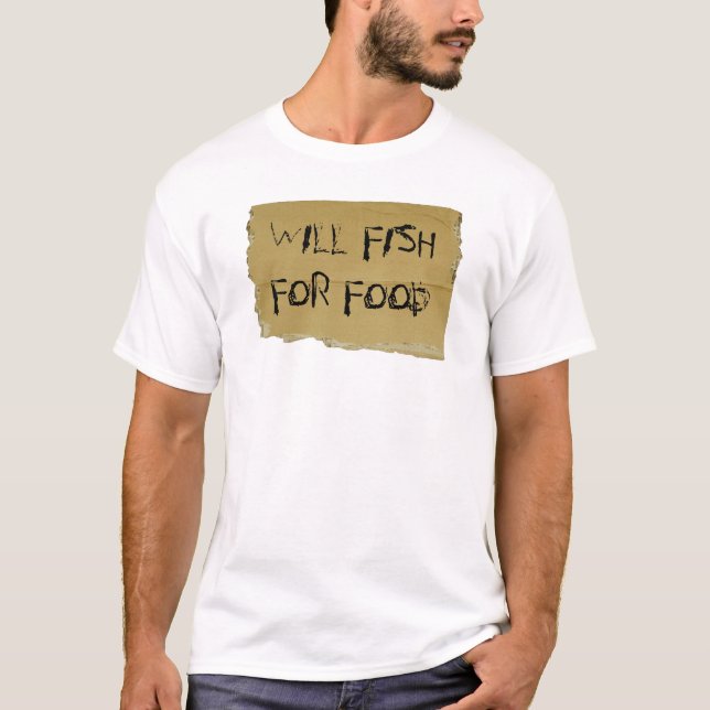 T-SHIRT PÊCHERA POUR LA NOURRITURE (Devant)