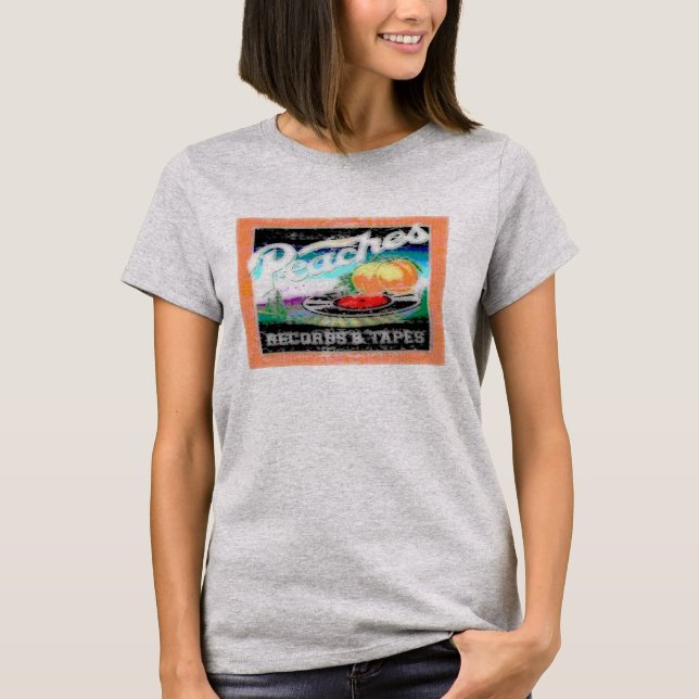 T-shirt Pêches abstraites (Devant)