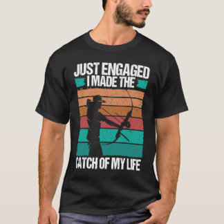 T-shirt Pêcheur à l'arc Engagement Prise de ma vie Pêche à