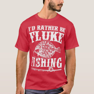 T-shirt Pêcheur Amateur ID Rétro Plutôt Être Fluit Pêche